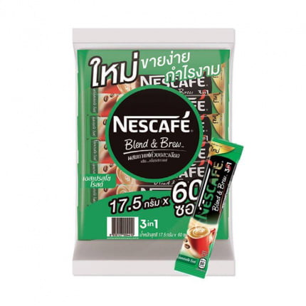 เนสกาแฟ 60 ซอง 3in1 สีเขียว